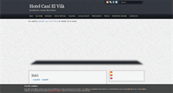 Desktop Screenshot of hotelcanielvila.com